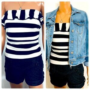 Jolt Strapless Romper Sz M